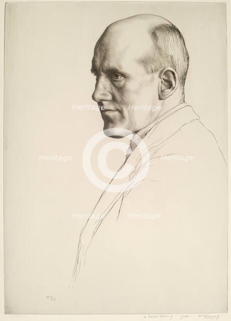 James Craig Annan, 1916. Creator: William Strang.