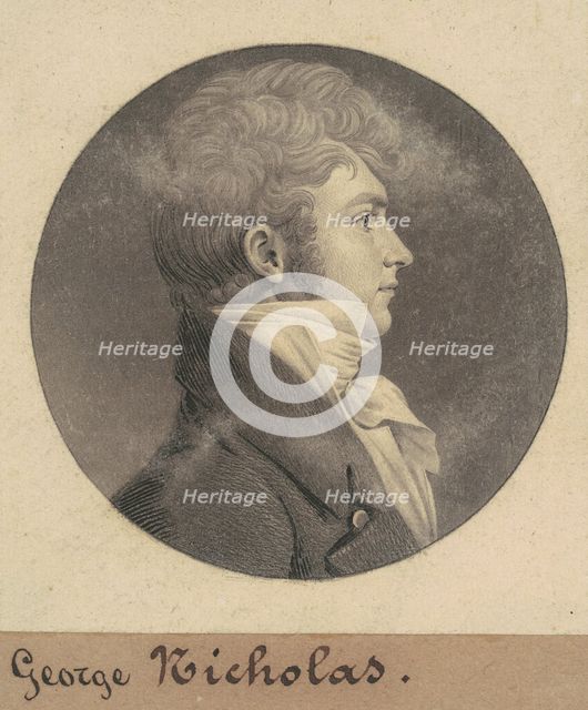James Crenshaw Anthony, 1808. Creator: Charles Balthazar Julien Févret de Saint-Mémin.
