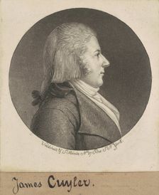 James Cuyler, 1796-1797. Creator: Charles Balthazar Julien Févret de Saint-Mémin
