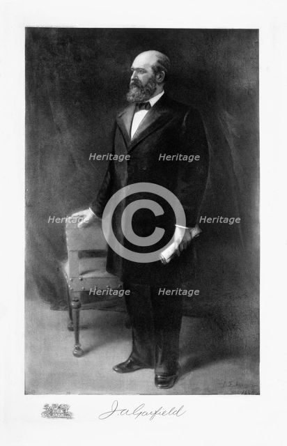 James A Garfield, 20th President of the United States of America, (1901). Creator: Unknown.
