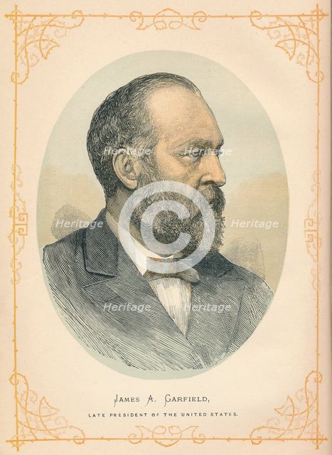 'James A Garfield, 20th United States president', 1893. Artist: Unknown.