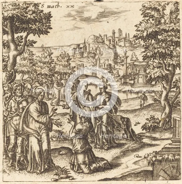 James and John Seek Honor, probably c. 1576/1580. Creator: Leonard Gaultier.