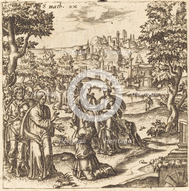 James and John Seek Honor, probably c. 1576/1580. Creator: Leonard Gaultier.
