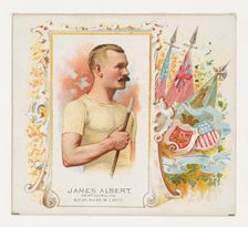 James Albert, Go As You Please, from World's Champions, Second Series (N43) for Allen & Gi..., 1888. Creator: Allen & Ginter