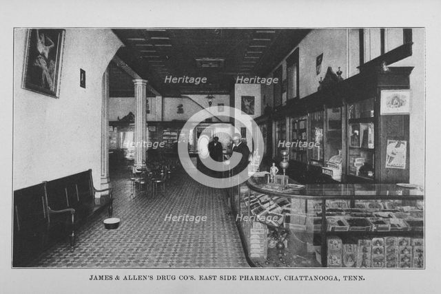 James & Allen's Drug Co's. East Side Pharmacy, Chattanooga, Tenn., 1907. Creator: Unknown.