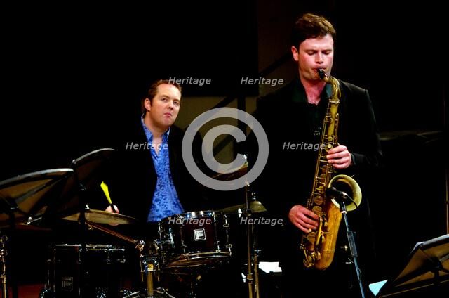 James Allsopp with Pat Levett, The Ship, Sevenoaks, Kent.  Artist: Brian O'Connor