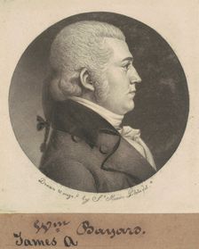 James Asheton Bayard, 1801. Creator: Charles Balthazar Julien Févret de Saint-Mémin