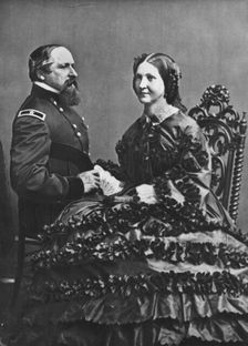 James B. and Fannie Ricketts c1860, (1939). Artist: Mathew Brady