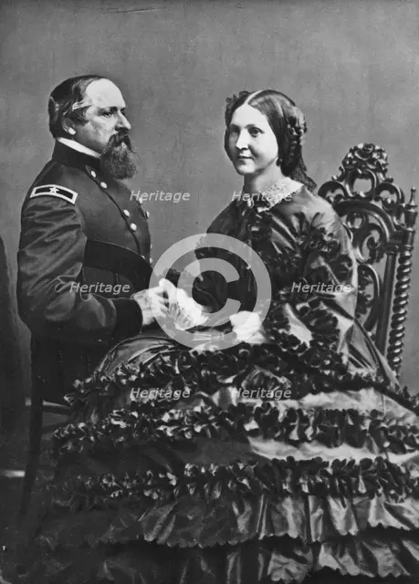 'James B. and Fannie Ricketts', c1860, (1939). Artist: Mathew Brady.