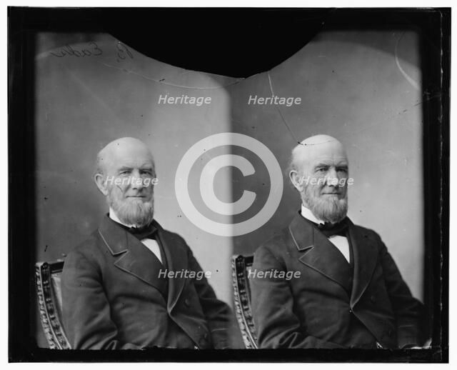 James B. Eads of Missouri, (Built the St. Louis Bridge), between 1865 and 1880. Creator: Unknown.