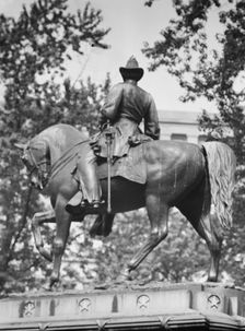 James B. McPherson - Equestrian statues in Washington, D.C., between 1911 and 1942. Creator: Arnold Genthe