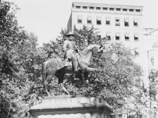 James B. McPherson - Equestrian statues in Washington, D.C., between 1911 and 1942. Creator: Arnold Genthe