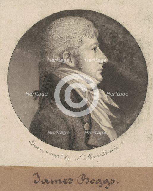 James Boggs, 1802. Creator: Charles Balthazar Julien Févret de Saint-Mémin.