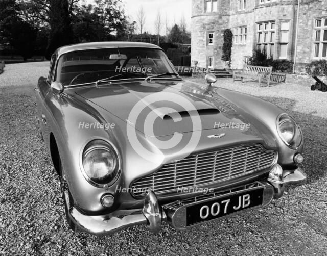 James Bond's Aston Martin DB5, used in the film Goldfinger, (c1964?). Artist: Unknown