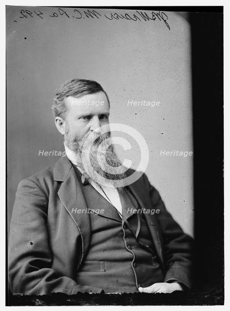 James Baird Weaver of Iowa, between 1870 and 1880. Creator: Unknown.