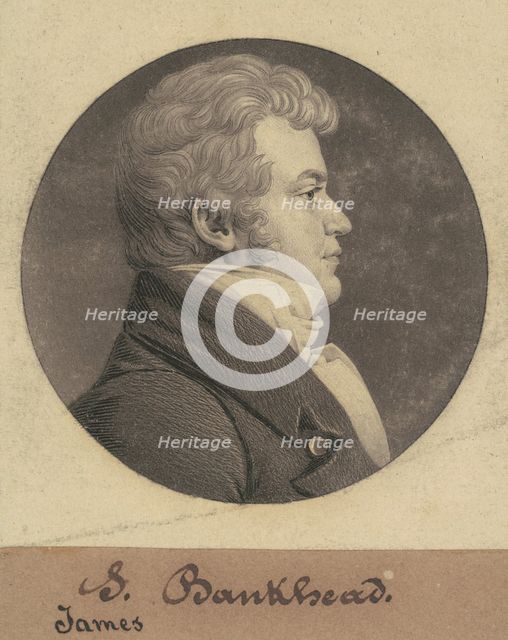 James Bankhead, 1808. Creator: Charles Balthazar Julien Févret de Saint-Mémin.