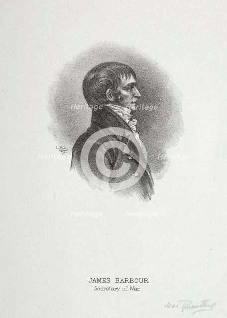 James Barbour. Creator: Max Rosenthal (American, 1833-1918).