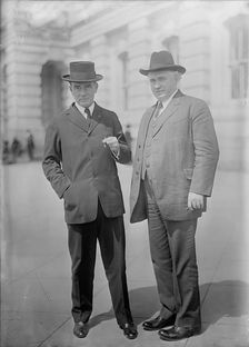James Benjamin Aswell, Rep. from Louisiana, Right, with Rep. Lazaro of La., 1913. Creator: Harris & Ewing