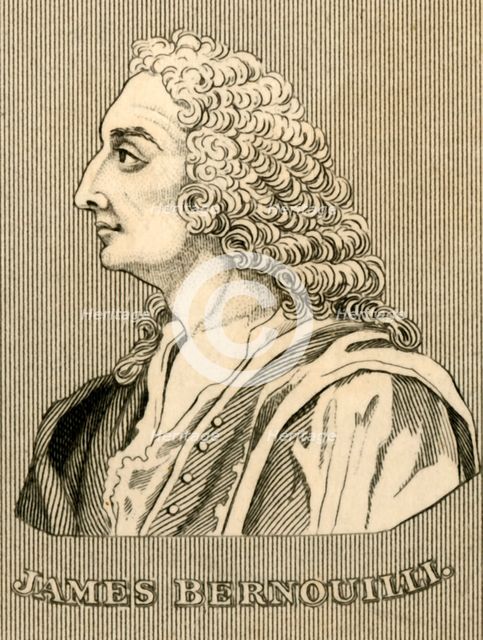 'James Bernouilli', (1654-1705), 1830. Creator: Unknown.