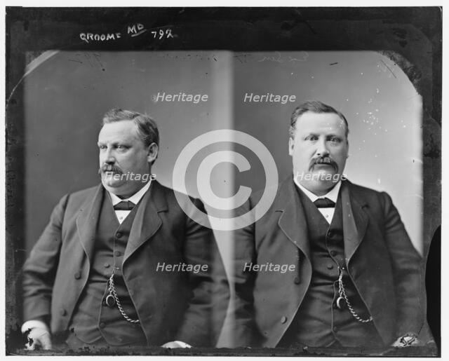 James Black Groome of Maryland, 1865-1880. Creator: Unknown.