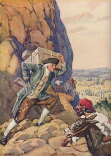 James Bruce Helps His Follower c1925. Artist: Charles Dudley Tennant