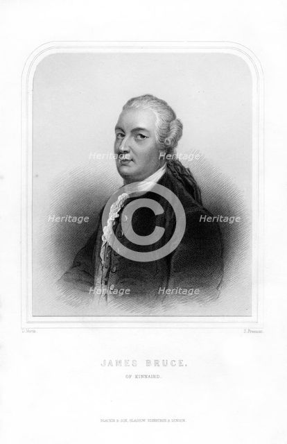 James Bruce, Scottish traveller and travel writer, (1870).Artist: S Freeman