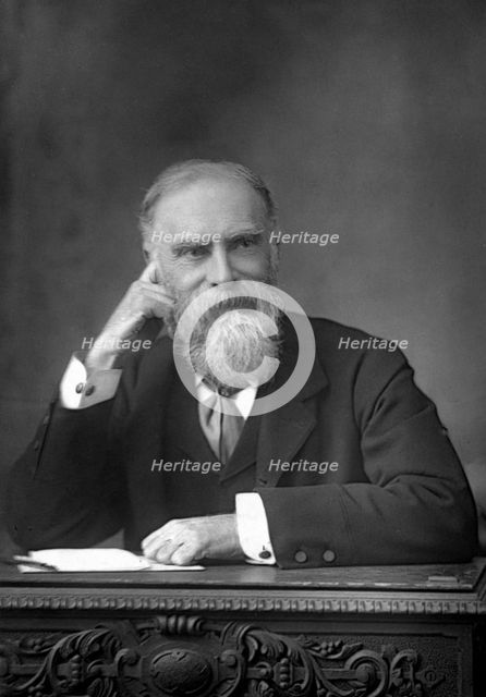 James Bryce, 1st Viscount Bryce, British jurist, historian and politician, 1893. Artist: W&D Downey