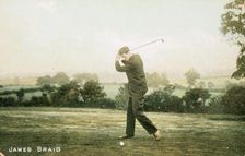 James Braid, Scottish golfer, c1910