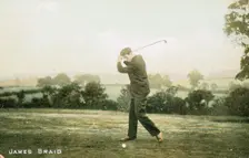 James Braid, Scottish golfer, c1910. Creator: Unknown