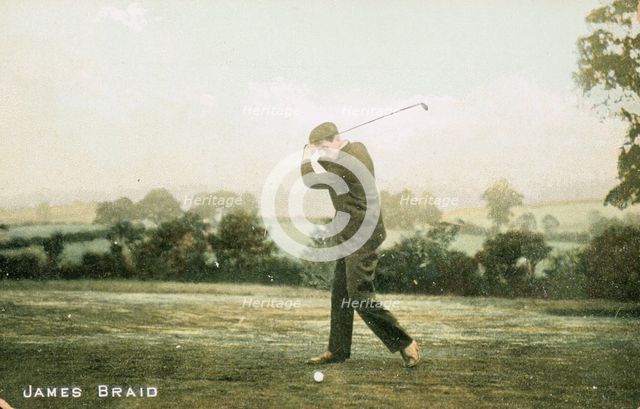 James Braid, Scottish golfer, c1910. Creator: Unknown.