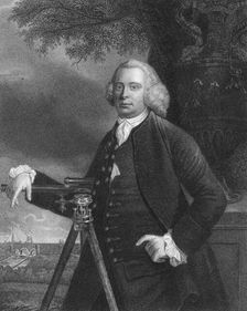 James Brindley, English civil engineer and canal builder, c1770 (1835)