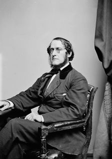 James Brooks, between 1855 and 1865. Creator: Unknown