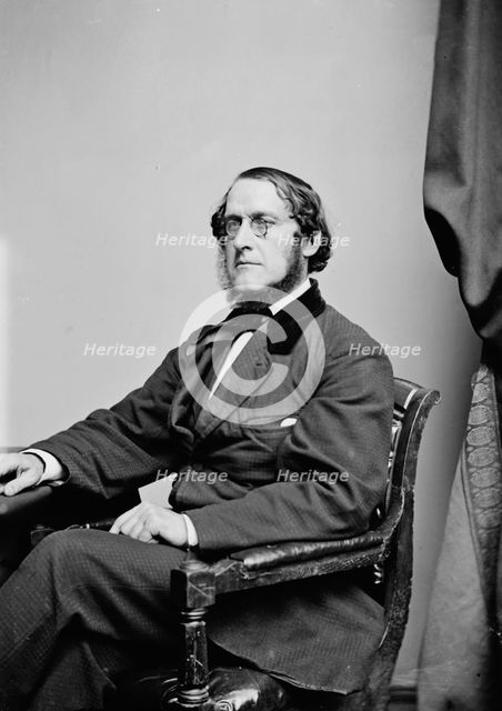 James Brooks, between 1855 and 1865. Creator: Unknown.