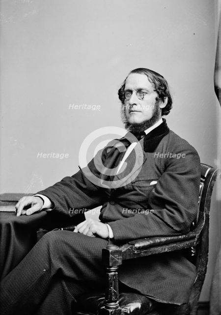 James Brooks, between 1855 and 1865. Creator: Unknown.
