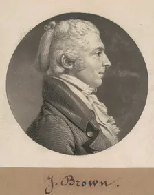 James Brown, Sr., 1808. Creator: Charles Balthazar Julien Févret de Saint-Mémin