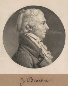 James Brown, Sr., 1808. Creator: Charles Balthazar Julien Févret de Saint-Mémin