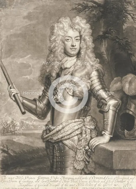 James Butler, 1701. Creator: John Smith.