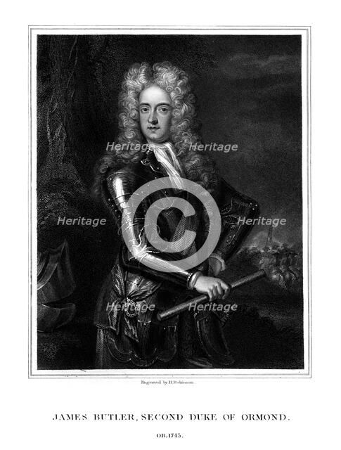 James Butler, 2nd Duke of Ormonde, Irish statesman and soldier, (1831).Artist: H Robinson
