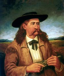 James Butler Wild Bill Hickock (1837-1876), American scout and lawman, 1874. Artist: Henry H Cross
