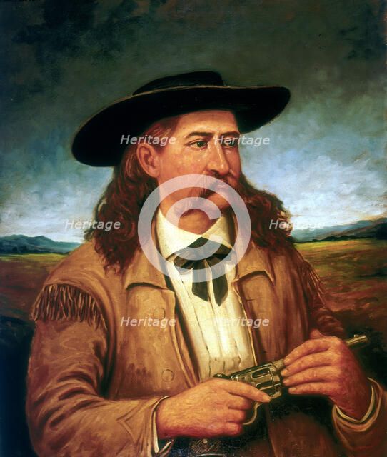 James Butler 'Wild Bill' Hickock (1837-1876), American scout and lawman, 1874. Artist: Henry H Cross