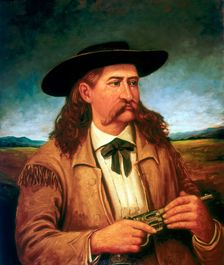 James Butler Wild Bill Hickock (1837-1876), American scout and lawman, 1874. Artist: Henry H Cross
