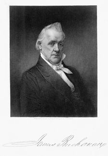 James Buchanan, 15th President of the United States of America, 19th century. Creator: Henry Bryan Hall I