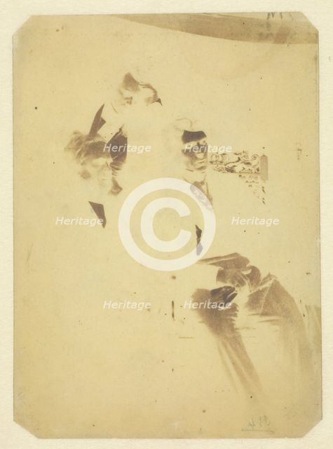 James Gordon, William Hanna D.D. and 'Mr. Cowan', 1843/47. Creators: David Octavius Hill, Robert Adamson, Hill & Adamson.