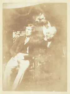 James Gordon, William Hanna D.D. and Mr. Cowan 1843/47. Creators: David Octavius Hill, Robert Adamson, Hill & Adamson