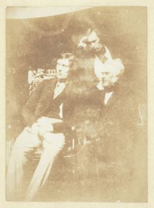 James Gordon, William Hanna D.D. and Mr. Cowan 1843/47. Creators: David Octavius Hill, Robert Adamson, Hill & Adamson