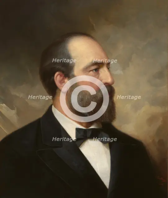 James Garfield, 1881. Creator: Ole Peter Hansen Balling.