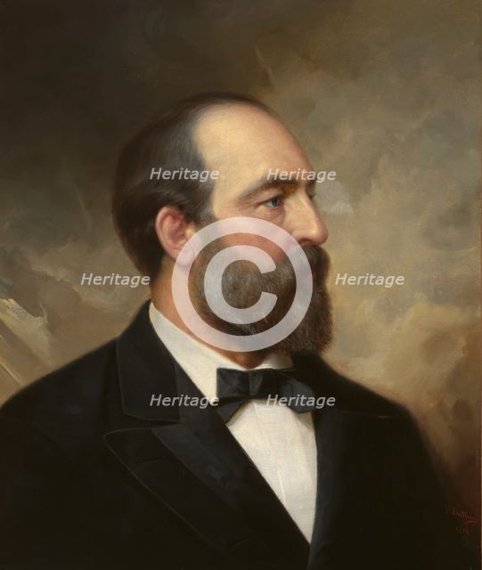 James Garfield, 1881. Creator: Ole Peter Hansen Balling.
