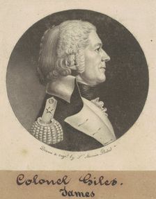James Giles, 1799. Creator: Charles Balthazar Julien Févret de Saint-Mémin