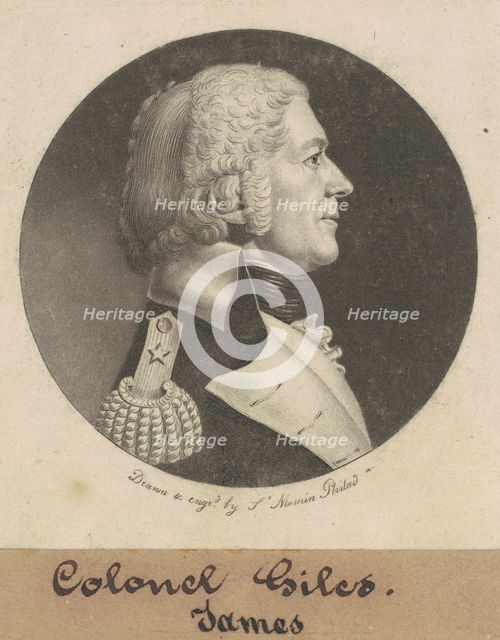 James Giles, 1799. Creator: Charles Balthazar Julien Févret de Saint-Mémin.