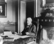 James Gillespie Blaine, c1890. Creator: Frances Benjamin Johnston